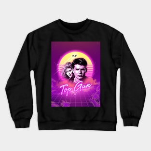 Top Gun 80's Retro Vaporwave Crewneck Sweatshirt